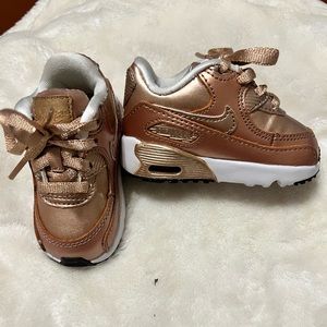 Rose Gold Infant Air Max (size 3)
